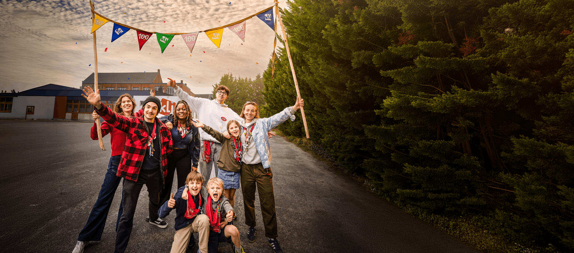 100 jaar KLJ Putte campagnebeeld